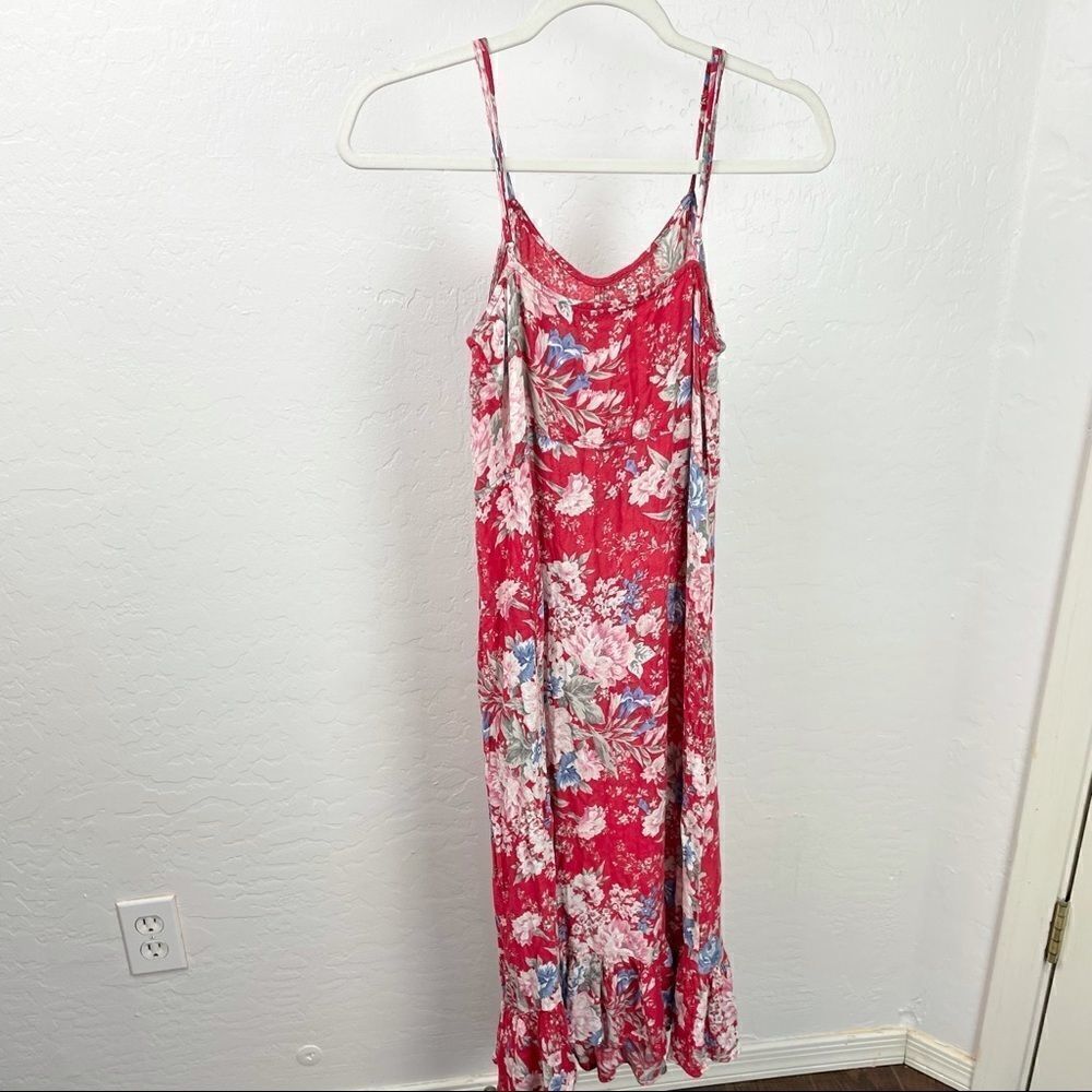 AUGUSTE The Label Red Francis Floral Slip Dress S - Picture 4 of 9